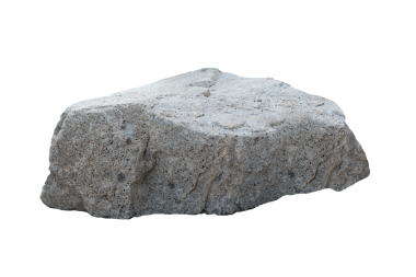 Kaya izole şeffaflık arkaplanı.