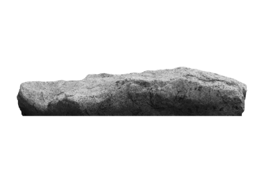 Kaya izole şeffaflık arkaplanı.