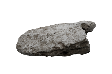 Kaya izole şeffaflık arkaplanı.