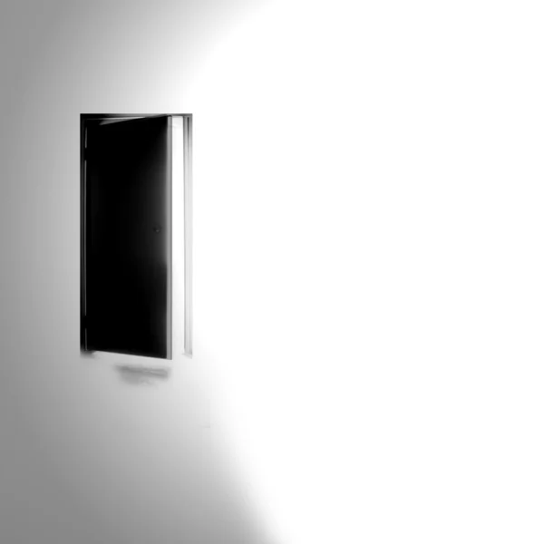 Kapıyı açık gri odasında