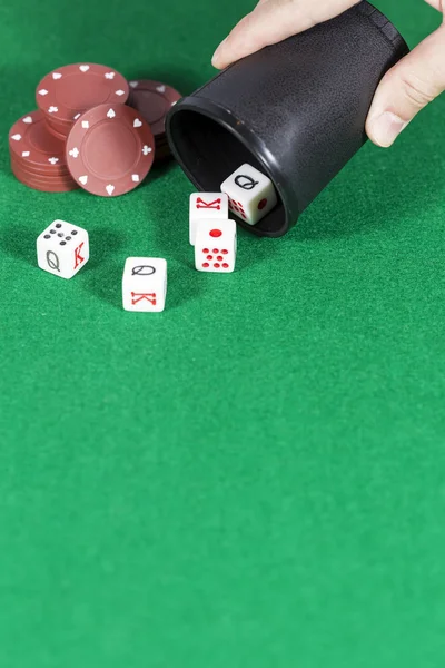 Dados de poker — Fotografia de Stock