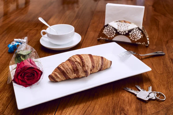 Breakfast with love — Stock Photo, Image