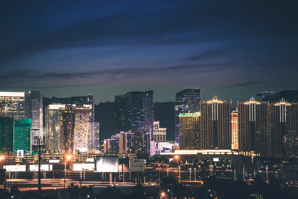 Las Vegas Strip Panorama — Zdjęcie stockowe