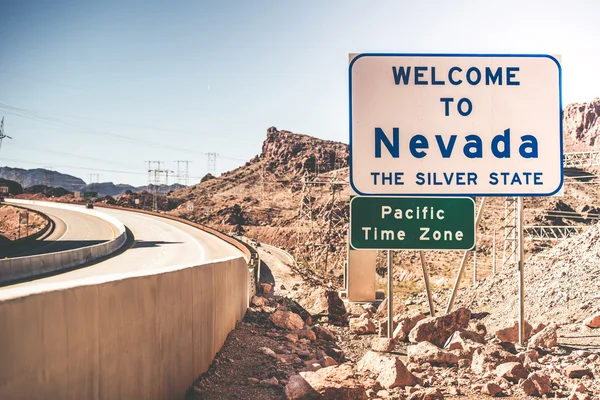 Bem-vindo ao Nevada — Fotografia de Stock