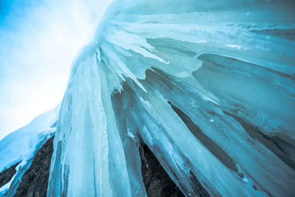 Ghiaccioli blu di montagna — Foto Stock