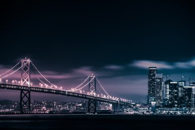 San Francisco Oakland Bridge clipart