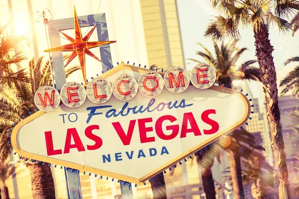 Las Vegas Zapraszamy — Zdjęcie stockowe