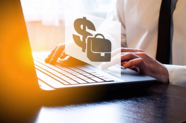 Yatırım araştırması konsepti. İş ve Vergi Konsepti