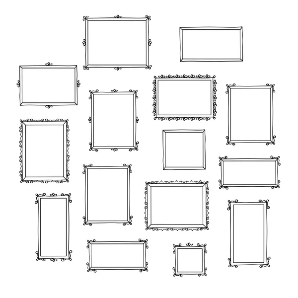 Vintage photo frames. — Stock Vector