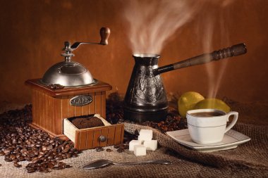 bir kahve değirmeni