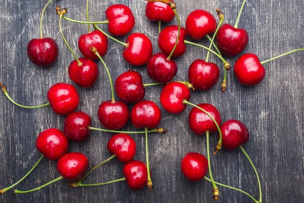 A lot of berries  cherries — Stock Photo, Image