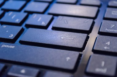 Pc closeup klavyeden parçası