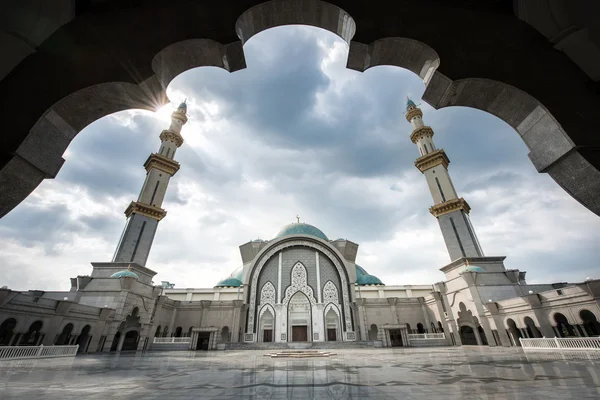 Masjid Wilayah Persekutuan i Kuala Lumpur, Malaysia — Stockfoto