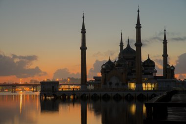 kuala terengganu, Malezya kristal Camii'nde sabah görünümü