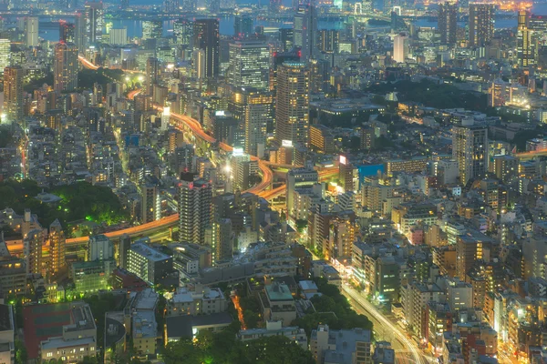 Tokyo stadsgezicht op de Roppongi District, Japan — Stockfoto