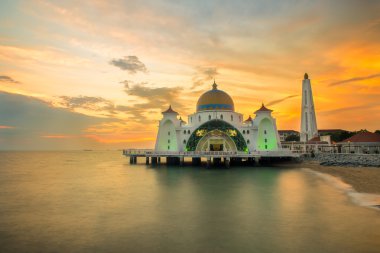 Malacca islam Camii güzel islam'da Malacca, Malay camidir