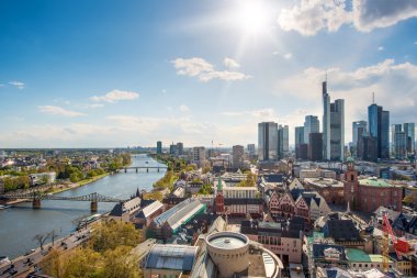 Skyline Frankfurt, Alman merkezi iş bölgesinde, görünümü