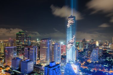 Bangkok şehir manzarası, Mahanakhon gökdelen kule en yüksek bui olduğunu