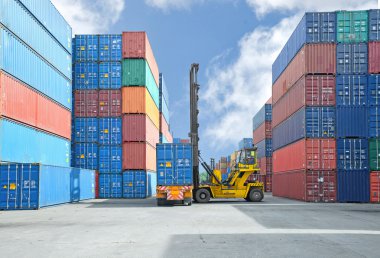 kaldırıcı kamyon için konteyner kutu yükleme işleme vinç