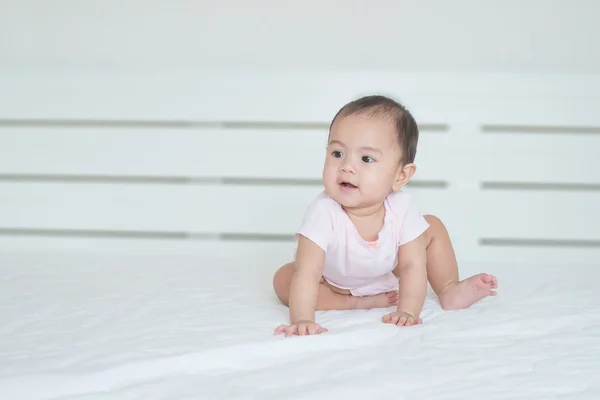 Beautiful sweet baby looking up — Stock Photo, Image