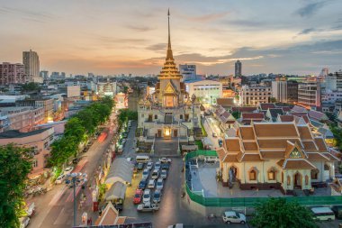 güzel altın tapınak Tayland adı wat traimit., bangkok, tha