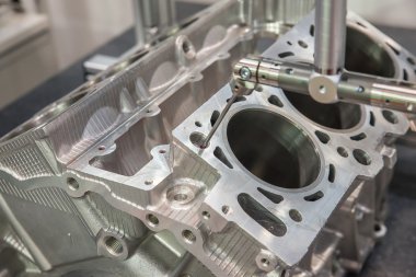 5 eksenli ölçüm probu silindir bloğu ölçme