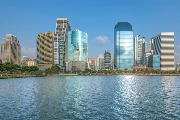 Skyscrapers in City of Bangkok downtown, Thailand — Stock Photo, Image