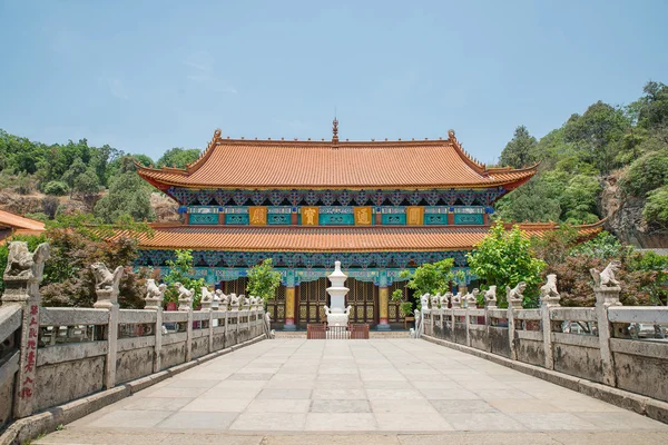 Yuantong Kunming tempel panorama, Kunming hoofdstad stad van Yunnan — Stockfoto