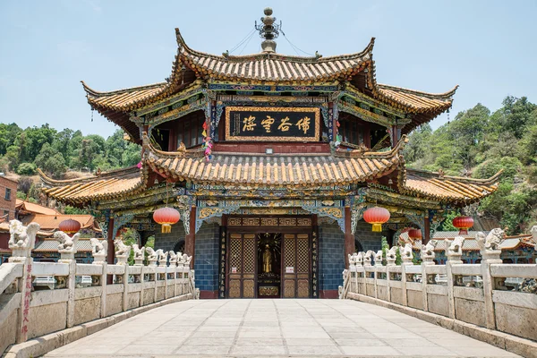 Yuantong Kunming Temple panorama, Kunming capital city of Yunnan — Stock Photo, Image