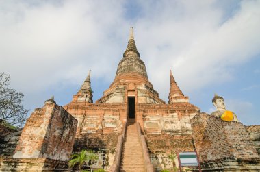 WAT yai chaimongkol Ayutthaya tarihi park, Ayutthaya, Tha