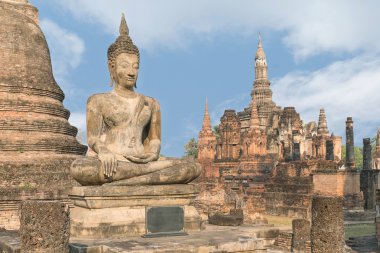 Wat Mahathat Sukhothai tarihi park, Sukh Buda heykeli