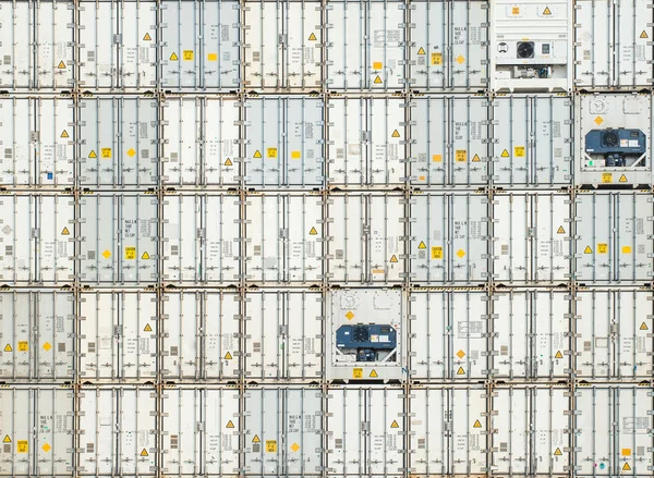 Nákladní doprava kontejnerů v docích — Stock fotografie