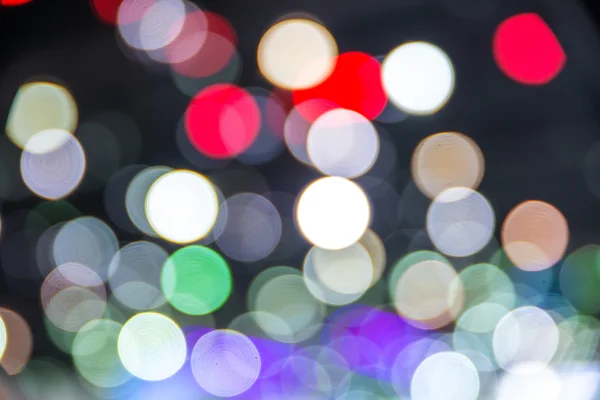 Kleurrijke cirkels van licht abstracte achtergrond — Stockfoto