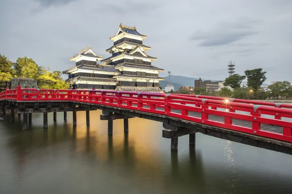 Matsumoto castle ve městě matsumoto, nagono, Japonsko — Stock fotografie