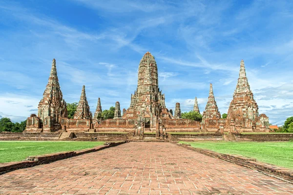 Ayutthaya il Chaiwatthanaram Tapınağı. Ayutthaya tarihi — Stok fotoğraf