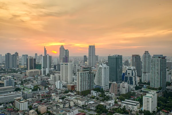 在曼谷，泰国中部的城市景观 — 图库照片