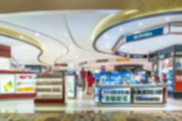Kosmetika butik oskärpa med bokeh bakgrund — Stockfoto