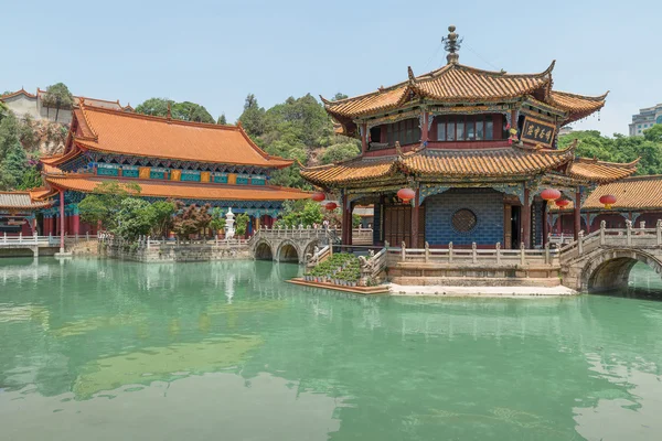 Yuantong Kunming Temple panorama, Kunming capital city of Yunnan — Stock Photo, Image