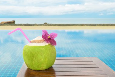 Yaz, seyahat, tatil ve tatil kavramı - tropikal taze co