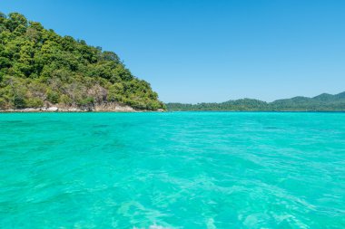 Yaz, seyahat, tatil ve tatil kavramı - pastoral ada Tr