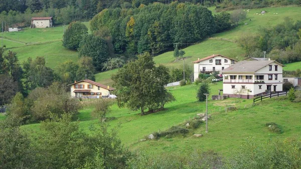 Paesaggio Rurale Nelle Montagne Dei Paesi Baschi — Foto Stock