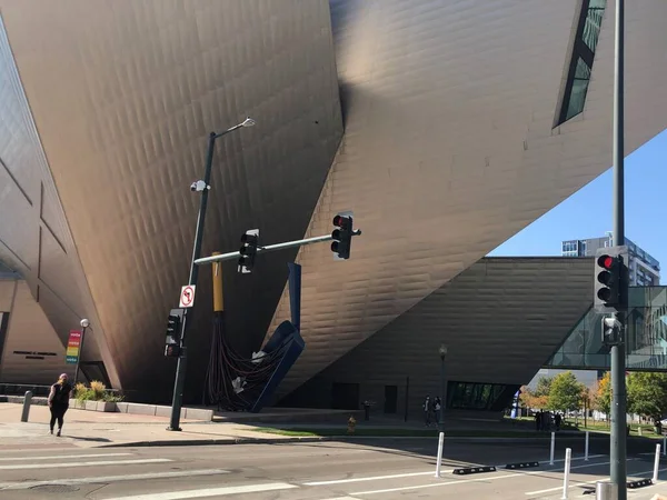 Denver Colorado Estados Unidos Octubre 2020 Los Turistas Llegan Museo — Foto de Stock