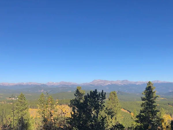 Paisagem Colorida Árvores Montanhas Outono Golden Gate State Park Colorado — Fotografia de Stock