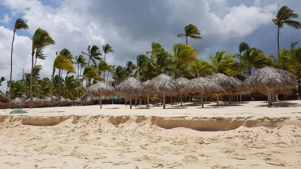 Paisagem Praia Punta Cana Bavaro República Dominicana — Fotografia de Stock