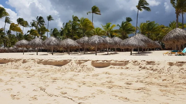 Paesaggio Della Spiaggia Punta Cana Baviera Repubblica Dominicana — Foto Stock