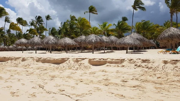 Paisagem Praia Punta Cana Bavaro República Dominicana — Fotografia de Stock