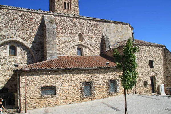 Buitrago Del Lozoya Madrid Spagna Settembre 2020 Esterno Della Chiesa — Foto Stock