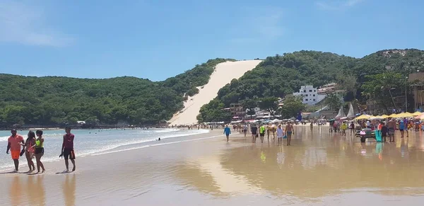 Strand Van Ponta Negra Natal Brazilië Februari 2020 Landschap Van — Stockfoto