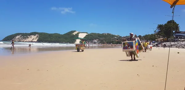 Strand Van Ponta Negra Natal Brazilië Februari 2020 Landschap Van — Stockfoto