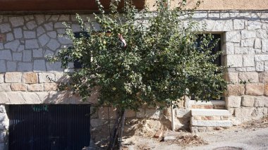 İspanya 'nın Sierra de Madrid kentindeki kırsal alan